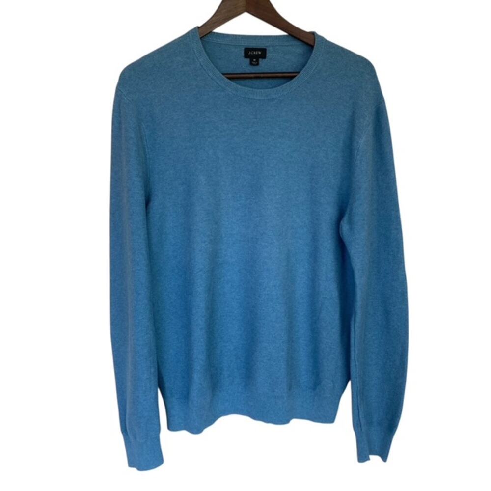 J. Crew Blue Crewneck Pullover Sweater - Medium